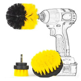 Kit De 3 Cepillos Para Taladro Pulidora Limpieza Auto Tapiz